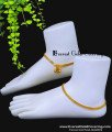 Gold Plated Daily Wear Cute Simple Gold Anklet Designs simple new model anklet gold