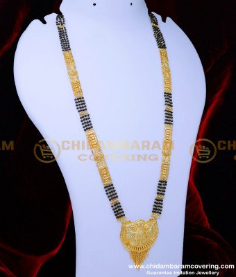 BBM1074 - 36 Inches Real Gold Design Gold Forming Mangalsutra Design Long