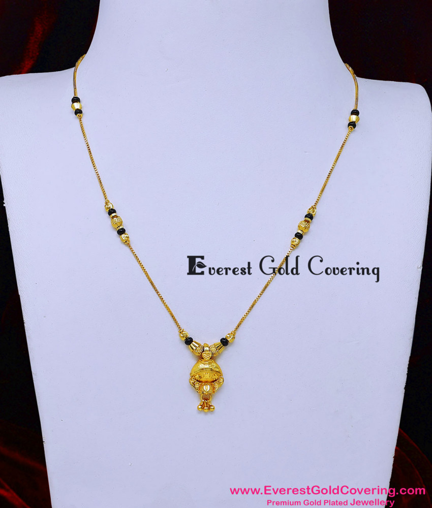 fancy short mangalsutra designs