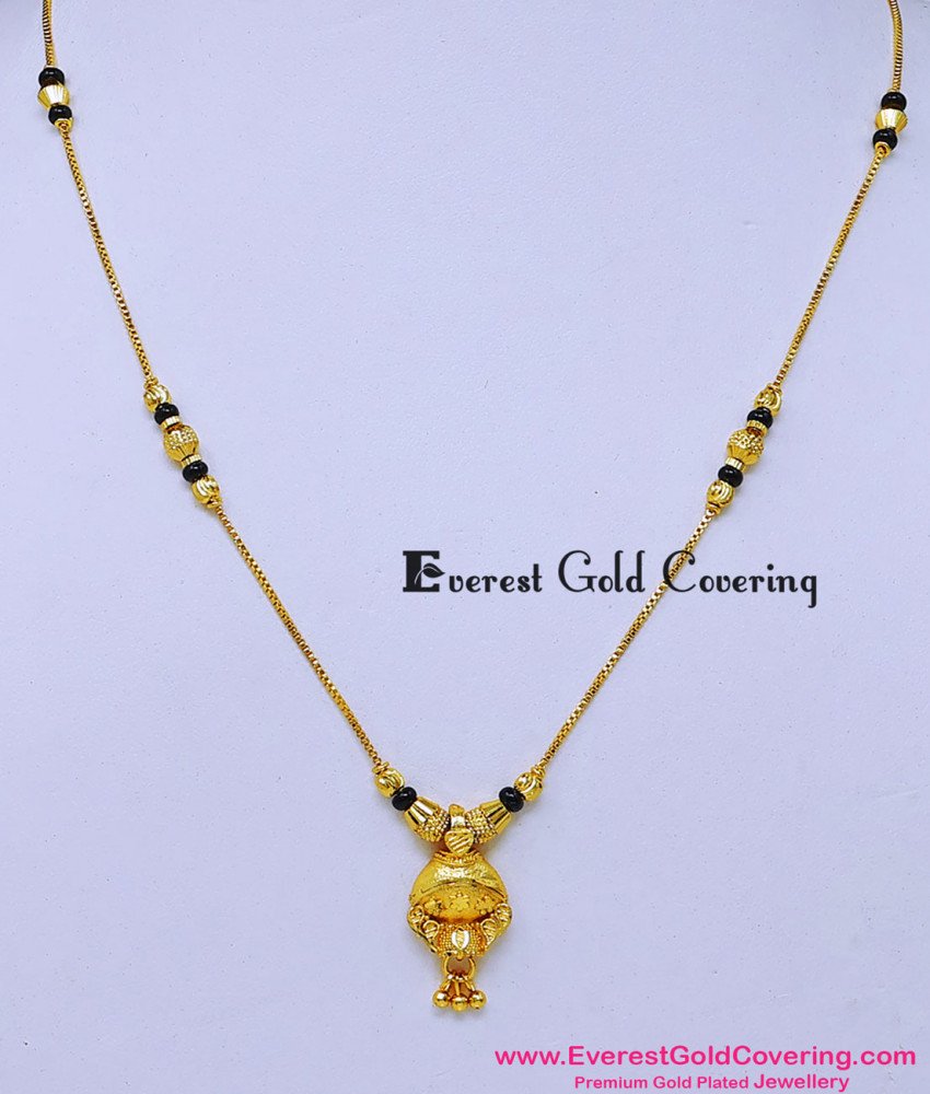 fancy short mangalsutra designs