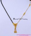 half gold chain half mangalsutra