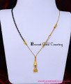 half gold chain half mangalsutra