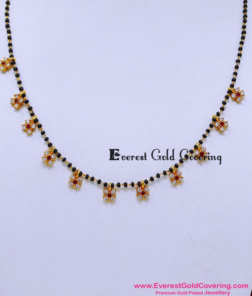 yellow gold mangalsutra design