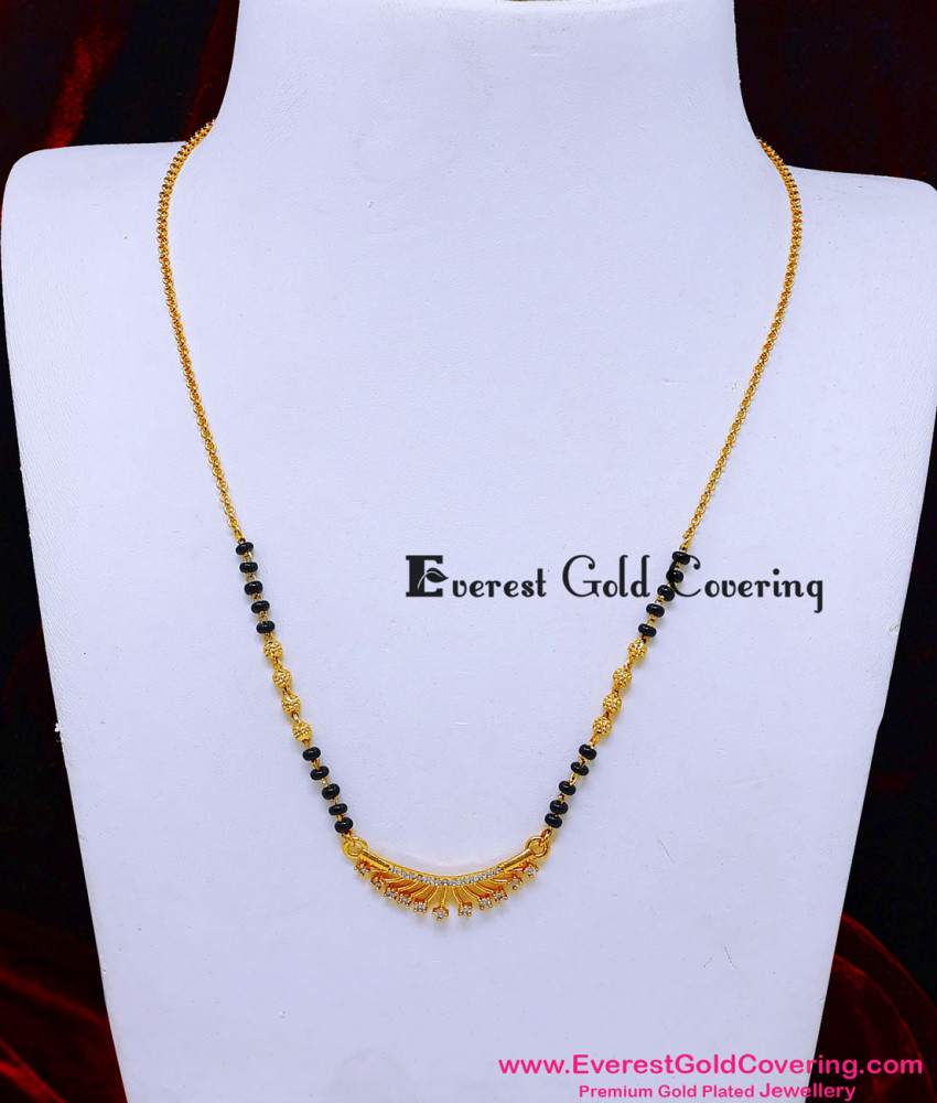 gold hindu mangalsutra design