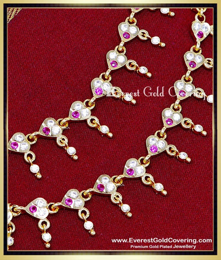 gold plated impon ear chain designs