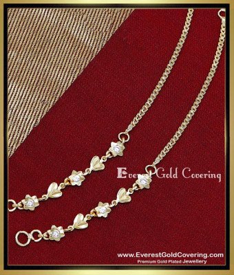 MAT344 - South Indian Impon Stone Ear Chain for Heavy Earrings
