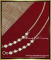 yellow gold ear chain for heavy earrings