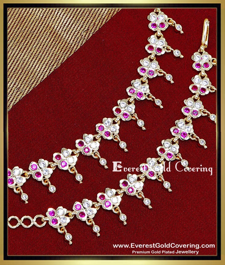 south indian traditional ear chain