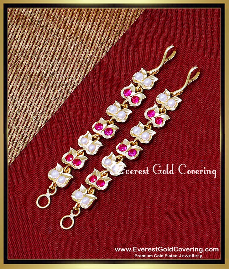 pearl ear chain designs