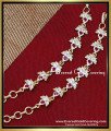1 Gram Gold Impon White and Ruby Stone Ear Chain Online Impon stone mattal gold plated