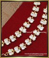 Bridal Wear Gold Plated White Leaf Panchaloha Mattal ear chain designs panchaloha mattal