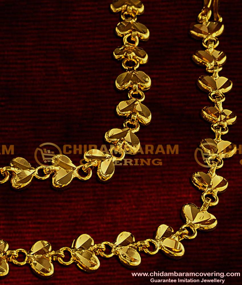 MAT07 - Hook Type Latest Heartin Design Ear Mattal South Indian Jewellery Online