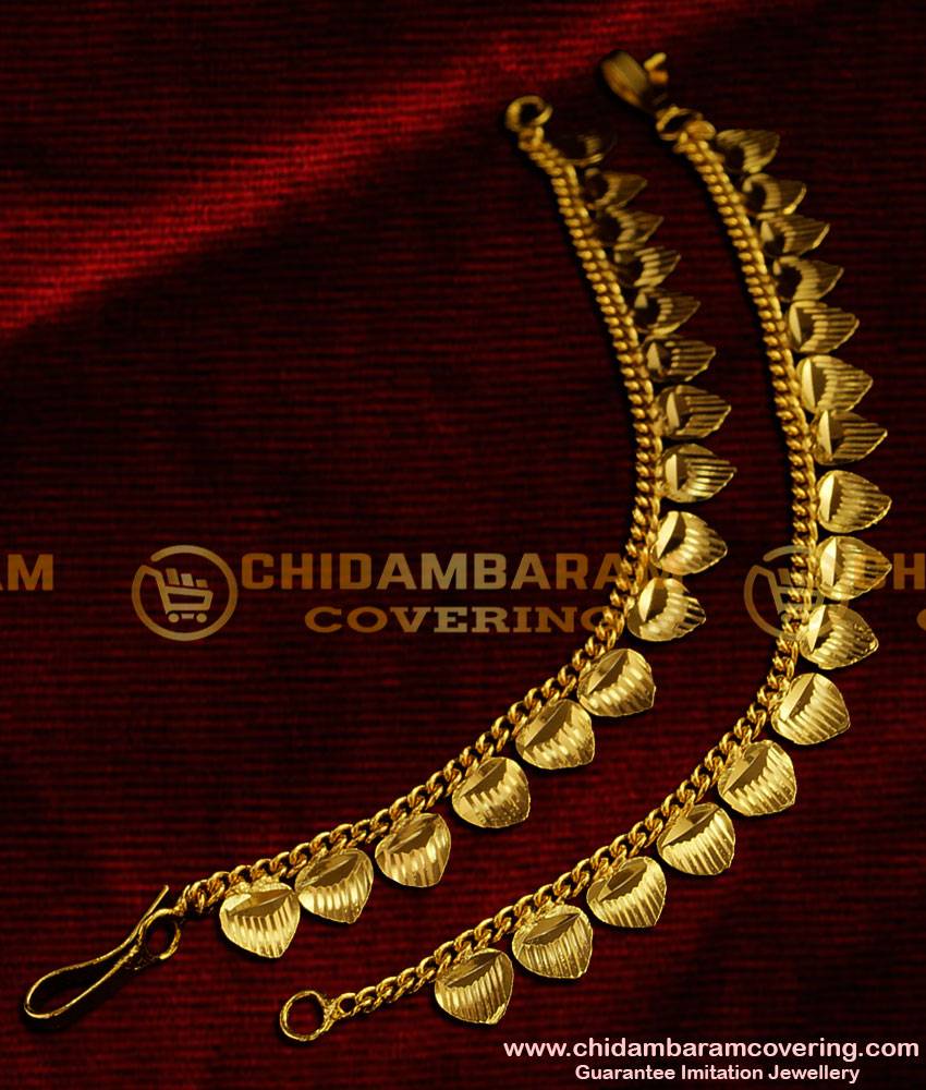 MAT08 - Latest Hook Type Flat Chain Side Mattal Heartin Design Imitation Jewelry Online