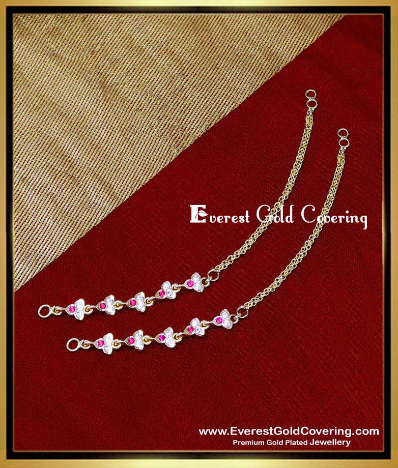 ear chain, mattal design, side mattal designs in gold, side mattal designs, ear chain designs, matilu designs, matilu gold, matilu design, latest gold matilu designs with price, ear chain latest gold matilu designs, ear chain gold kan chain design, mati design