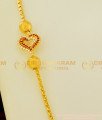 MCHN110 - New Fashion Heart Shape Stone Pendant Mugappu Chain Design for Newly Married Girls MCHN110 - New Fashion Heart Shape Stone Pendant Mugappu Chain Design for Newly Married Girls