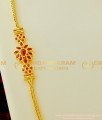 MCHN143 - New Design Kemp Stone Full Ruby Stone Side Locket For Mugappu Chain Low Price Online