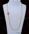 MCHN421 - Unique White and Ruby Stone Peacock Model Daily Wear Mugappu Thali Chain Design MCHN421 - Unique White and Ruby Stone Peacock Model Daily Wear Mugappu Thali Chain Design