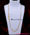Gold Plated Daily Wear Mugappu with Box Chain Online mugappu chain online