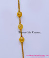 Gold Plated Daily Wear Mugappu with Box Chain Online mugappu chain online