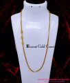 1 Gram Gold Light Weight Ball Mugappu Chain Design for Women imitation mugappu jewellery online shopping