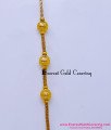 30 Inch 1 Gram Gold Jewellery Small Ball Mugappu Chain Model mugappu chain online shopping India