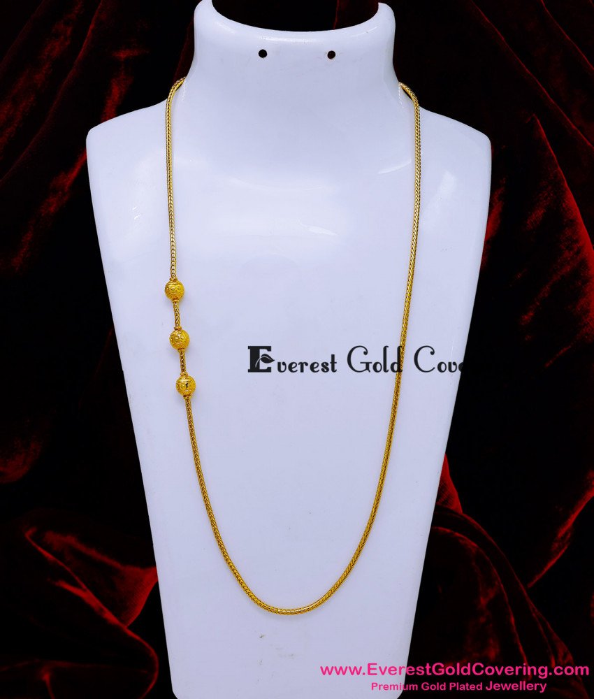 Gold Model Office Wear Thin Plain Mopu Chain Designs mop plain gold mopu designs