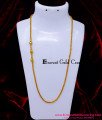 Traditional Thali Saradu Design Gold Plain Mugappu Chain south indian mugappu chain