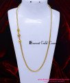 Latest Daily Wear Ball Mugappu Chain Designs for Ladies 1 gram gold mugappu chain