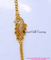 Attractive Peacock Design Gold Mugappu Chain Design latest mugappu chain models