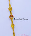 One Gram Gold Plated Daily Wear Mugappu Thali Chain mugappu thali chain design