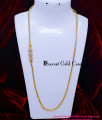 Real Gold Look White Stone Flower Mugappu Thali Chain mugappu thali chain gold design