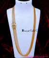 Latest Peacock Design Stone Mugappu With 5 Line Chain 5 line mugappu chain design
