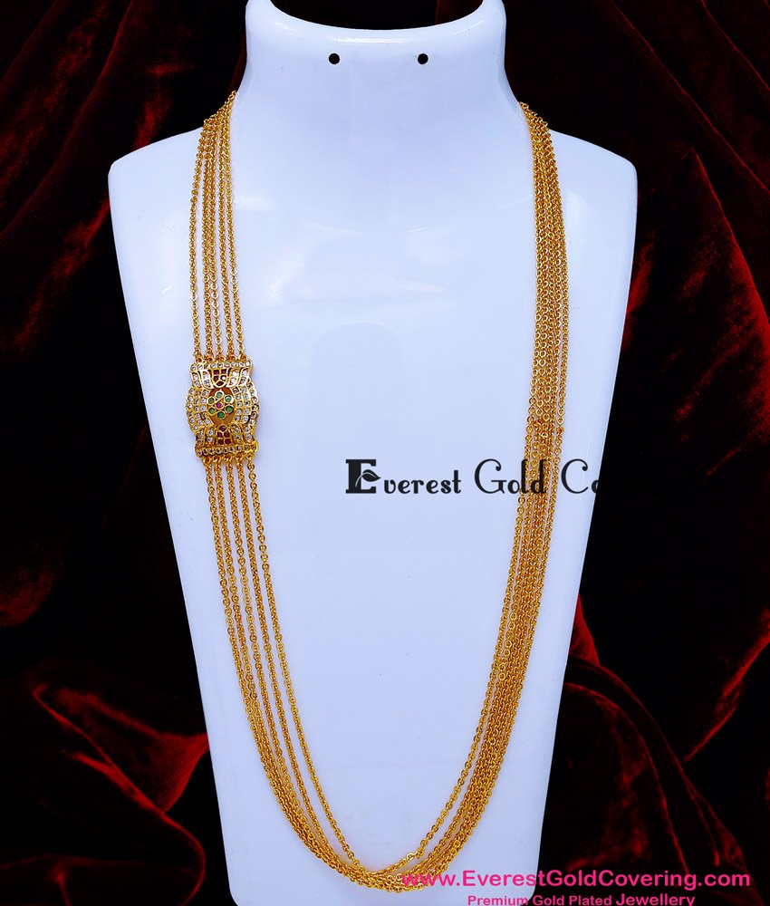 Traditional Chandraharam Old Designs Mugappu Chain old model traditional chandraharam designs