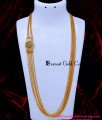 Beautiful Lotus Design Side Locket With 5 Line Chain Online mangalsutra side locket designs with price