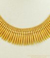 NLC595 - Elegant Malayali Bridal Jewellery One Gram Gold One Year Guarantee Mulla Mottu Gold Necklace Design NLC595 - Elegant Malayali Bridal Jewellery One Gram Gold One Year Guarantee Mulla Mottu Gold Necklace Design