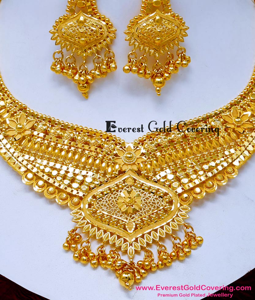 2 gram gold jewellery, 2 gram gold plated jewellery, 2 gram gold plated necklace, 2 gram gold earrings new design,2 gram gold jewelry online, forming gold jewellery, forming gold necklace, gold forming necklace set, gold necklace set