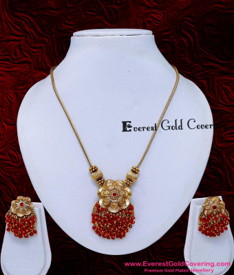 NLC1738 - Premium Quality Antique Jewellery Beads Necklace Set