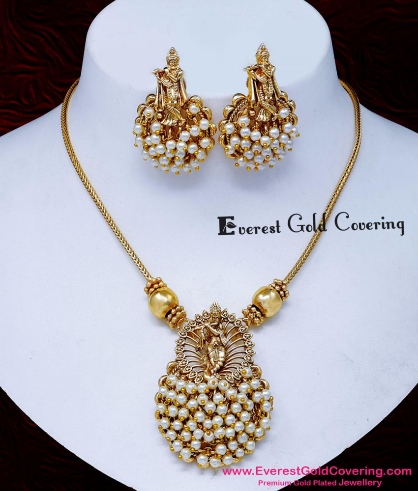Krishna necklace set for ladies