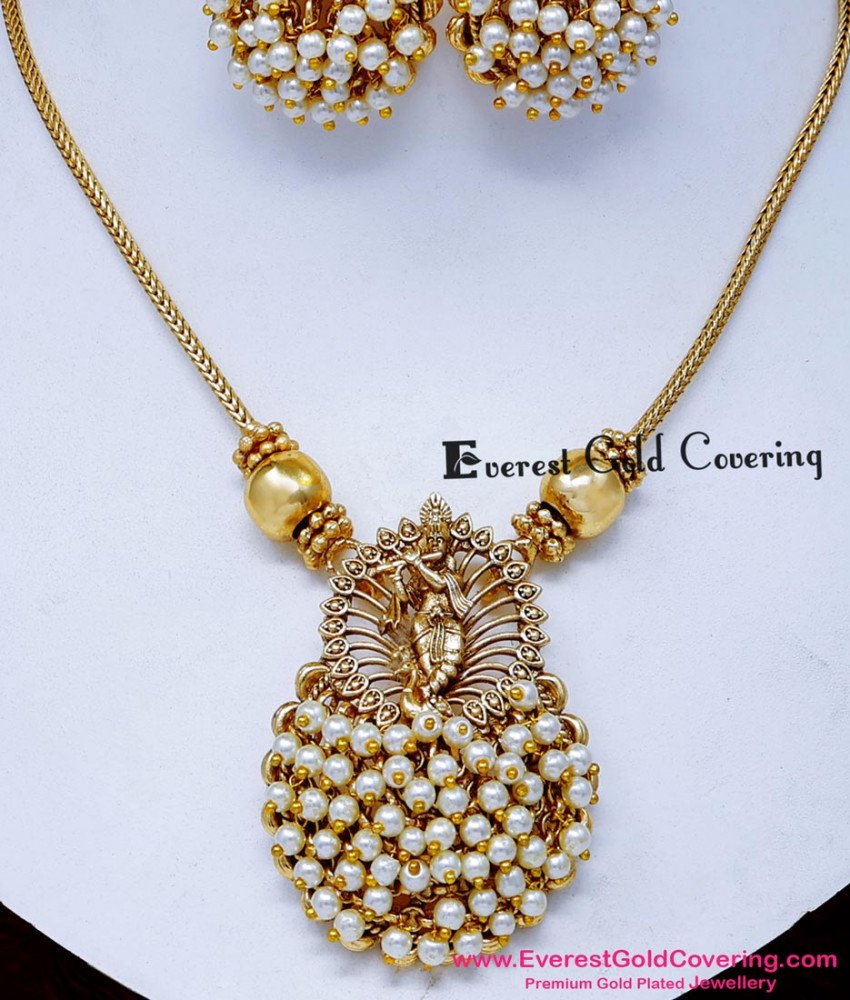Krishna necklace set for ladies