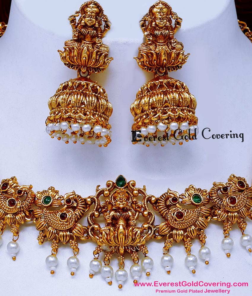 simple choker necklace set