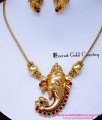 elephant design necklace set 