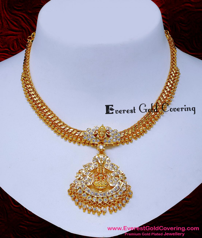 Impon Necklace with Lakshmi Pendant