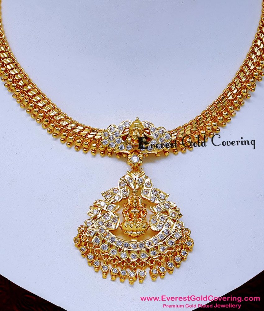 Impon Necklace with Lakshmi Pendant