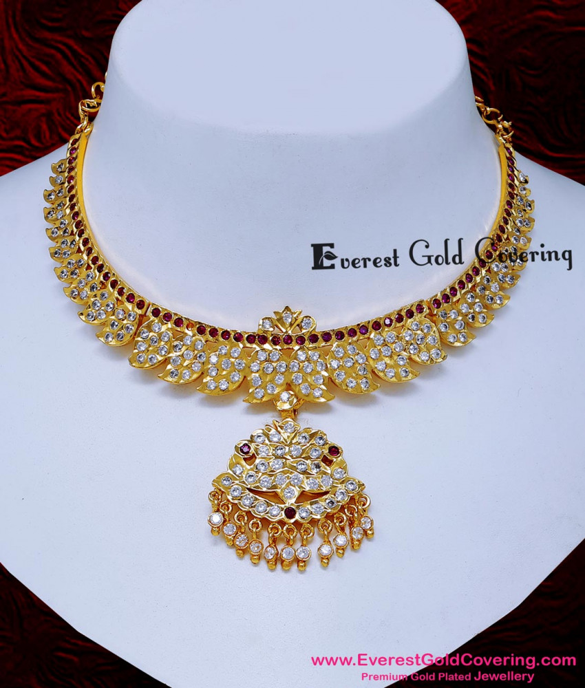 Buy Impon Attigai Necklace Online at Best Price
