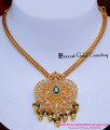 simple american diamond necklace