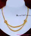 double layer gold necklace