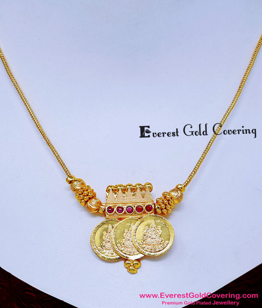 simple gold coin necklace designs
