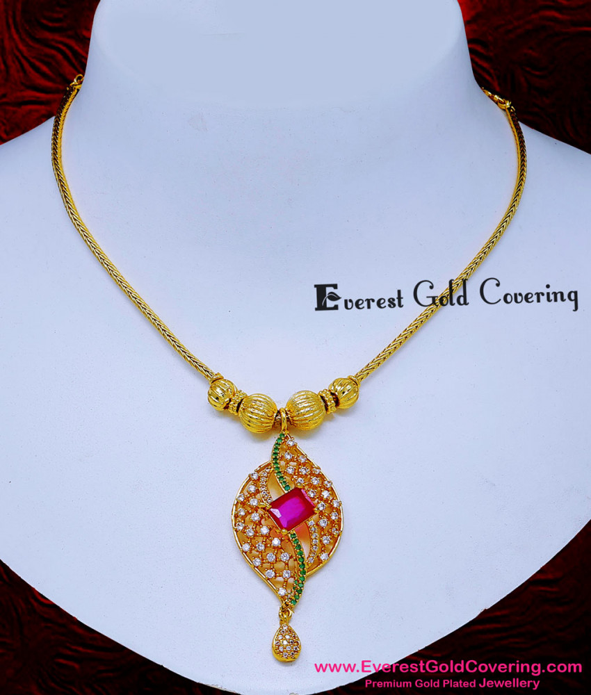 diamond stone necklace