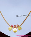 Lakshmi coin necklace design