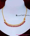 Forming Gold Floral Stone Necklace
